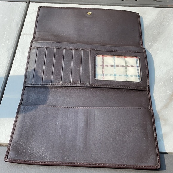 Coach trifold leather wallet - Picture 5 of 9
